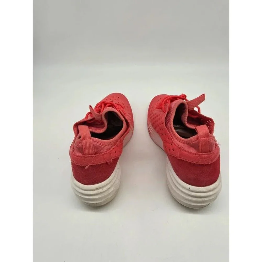 Nike LunarElite Sky Hi Wedge Sneaker Red Laser Crimson 631376-600 Womens 7.5
